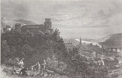 Heidelberg by Pierre Joseph Redouté